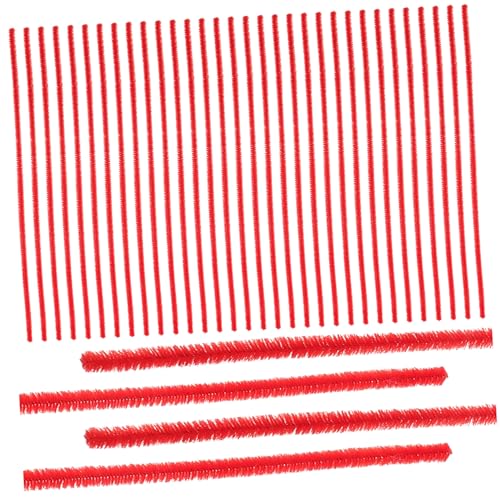 WEKAMOS 300 Stück Bunte DIY Chenille Sticks Dicke Plüschstäbchen zum Basteln Kindergarten Bastelset Flexibles Leicht Formbares Bastelmaterial für Kreative Handwerksprojekte von WEKAMOS
