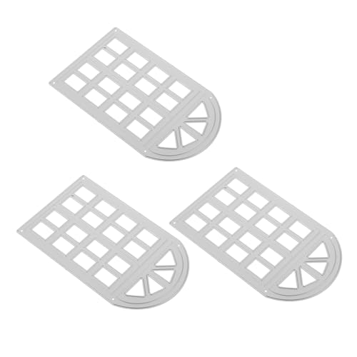 WEKAMOS 3stücke Metallstanzformen Prägeschablonen Aus Karbonstahl Für Scrapbook-Karten Und Papierprojekte Mit Haus-Hintergrund Stanzformen Für Scrapbooks Und Dekor von WEKAMOS