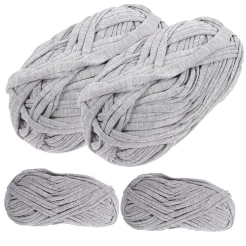 WEKAMOS 4 Rollen Kuschelweiches Häkelgarn pro Weiches DIY Strickgarn für Handarbeiten Vielseitiges Flaches Garn zum Stricken Dekorieren Taschenherstellung und Heimtextilien WEKAMOS 4 Rollen Kuschelweiches Häkelgarn pro Weiches DIY Strickgarn für Handarbeiten Vielseitiges Flaches Garn zum Stricken Dekorieren Taschenherstellung und Heimtextilien von WEKAMOS