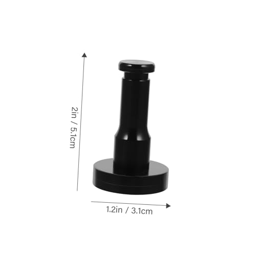 WEKAMOS 4 Sätze Schwarze Space Aluminium Wandhaken für Bad und Flur Platzsparende Garderobenhaken für Handtücher Mäntel und Hüte Langlebige Metallbeschläge Kompakte für Vielseitige von WEKAMOS