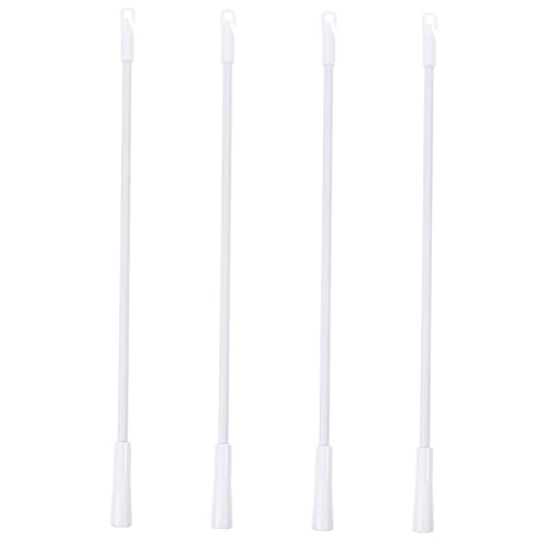 WEKAMOS 4 Stück Aluminium Blind Wand Teiliges Set Praktische Ersatzteile für Vertikale Jalousien für Diy Projekte und Platzsparende Aufbewahrung von WEKAMOS