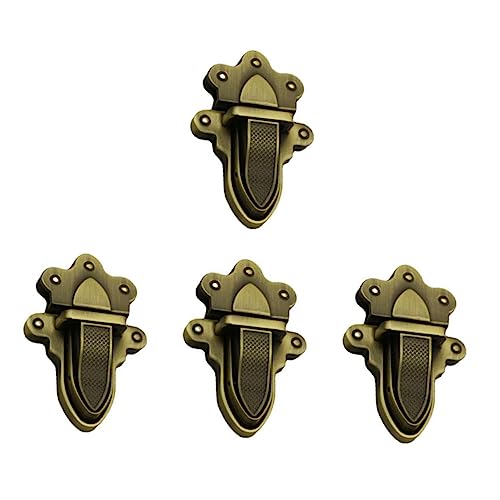 WEKAMOS 4stücke DIY Taschenverschluss Schlösser Ersatz Taschenschloss Für Handtasche Mit Schlüsselring Taschen-dekoschnalle Taschendruckverschlüsse von WEKAMOS