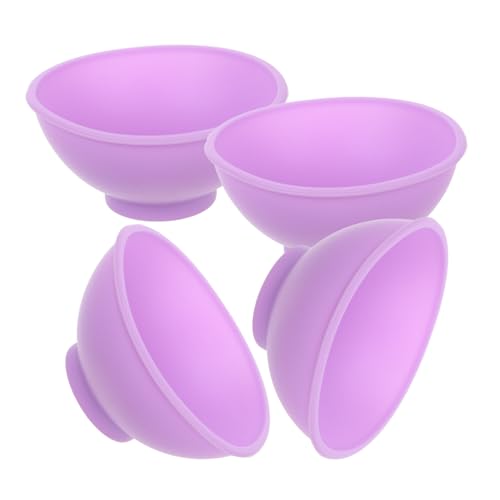 WEKAMOS 4 Stück Mini Schüsseln Flexibel Frei Leicht Spülmaschinenfest als Sauce und DIY Maskenschale Kompakt Tragbar für Küche und Spa von WEKAMOS