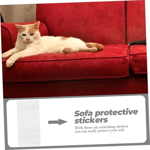 WEKAMOS 4 Stück Teiliges Katzen kratzschutz Selbstklebende Flexible Sofaschutz Aufkleber Strapazierfähige Weiße Möbel schutzfolie für Sofa Tür Autositze Effektiver Kratzschutz WEKAMOS 4 Stück Teiliges Katzen kratzschutz Selbstklebende Flexible Sofaschutz Aufkleber Strapazierfähige Weiße Möbel schutzfolie für Sofa Tür Autositze Effektiver Kratzschutz von WEKAMOS