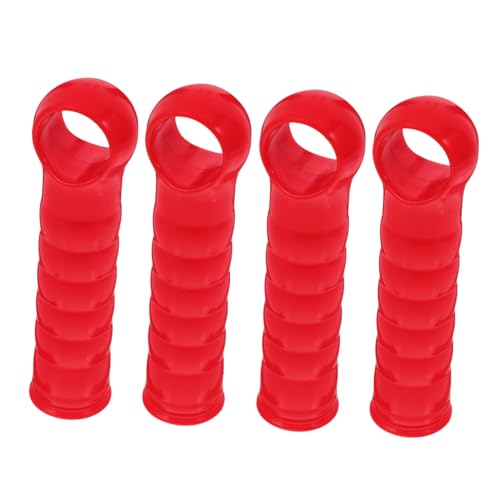 WEKAMOS 4 Stück Teiliges Kunststoff Griffhülsen Ergonomische Mop Besenstiel Endkappen Rutschfeste Ersatzgriffe für Reinigungswerkzeuge von WEKAMOS