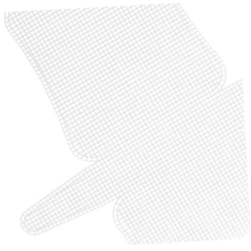 WEKAMOS 4 Stück Teiliges Kunststoff Mesh Set Stabile Kunststoff Leinwand mit Maschen für Taschenboden Strick und Häkelprojekte Langlebige Reißfeste Kunststoffgitterplatten für DIY von WEKAMOS
