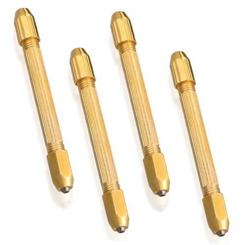 WEKAMOS 4 Stück Teiliges Mini Handbohrer Doppelkopf Schnitzwerkzeug für Uhrenreparatur Bohrmaschine mit Quadratischem Kopf für Holz Kunststoff Präzises Bohren WEKAMOS 4 Stück Teiliges Mini Handbohrer Doppelkopf Schnitzwerkzeug für Uhrenreparatur Bohrmaschine mit Quadratischem Kopf für Holz Kunststoff Präzises Bohren von WEKAMOS