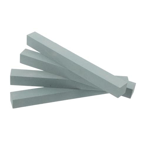 WEKAMOS 4 Stück Teiliges Siliziumkarbid Polierstäbe Hochbelastbare Schleifsteine für Schmuck und Kunsthandwerk Feine Polierwerkzeuge mit Hoher Abriebfestigkeit von WEKAMOS