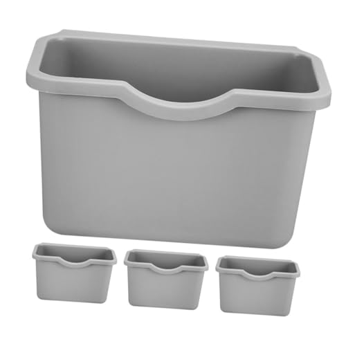 WEKAMOS 4 Stück Teiliges Wandhängendes Küchenkompostbehälter Kleiner Kunststoff Abfalleimer zum Einhängen unter Spüle Platzsparend für Küchen- Bad Büroschranktüren Robuster und Kompakter WEKAMOS 4 Stück Teiliges Wandhängendes Küchenkompostbehälter Kleiner Kunststoff Abfalleimer zum Einhängen unter Spüle Platzsparend für Küchen- Bad Büroschranktüren Robuster und Kompakter von WEKAMOS