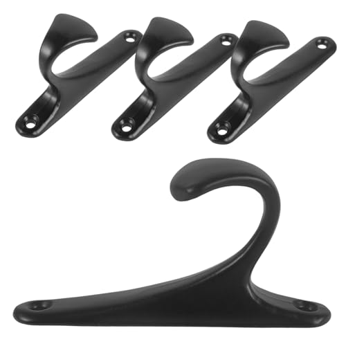 WEKAMOS 4 Stück Vintage Garderobenhaken Metall Wandhaken Doppelhaken mit Antik Finish Stabile Wandmontage für Kleidung Handtücher Rucksäcke Rostfrei für Badezimmer Küche Flur WEKAMOS 4 Stück Vintage Garderobenhaken Metall Wandhaken Doppelhaken mit Antik Finish Stabile Wandmontage für Kleidung Handtücher Rucksäcke Rostfrei für Badezimmer Küche Flur von WEKAMOS