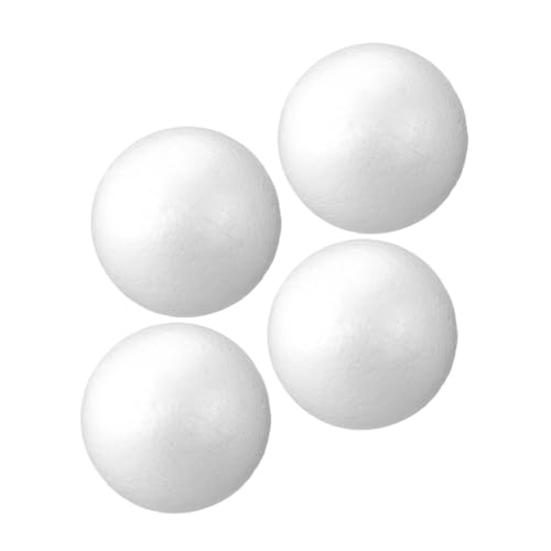 WEKAMOS 4 Stück Weiße Schaumstoffbälle Rund Solide für DIY Bastelprojekte Hochzeit Party Dekoration Fensterdisplay Robuste Dichte Oberfläche Vielseitig Einsetzbar WEKAMOS 4 Stück Weiße Schaumstoffbälle Rund Solide für DIY Bastelprojekte Hochzeit Party Dekoration Fensterdisplay Robuste Dichte Oberfläche Vielseitig Einsetzbar von WEKAMOS