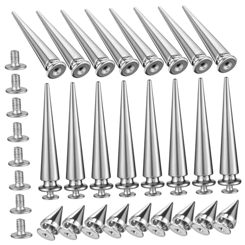WEKAMOS 40 Stück Teiliges Punk Nietenset aus Langlebiger Legierung Rostfrei und Wiederverwendbar Vielseitig Einsetzbar für Leder Schuhe Taschen für DIY Punk Mode und Kleidung WEKAMOS 40 Stück Teiliges Punk Nietenset aus Langlebiger Legierung Rostfrei und Wiederverwendbar Vielseitig Einsetzbar für Leder Schuhe Taschen für DIY Punk Mode und Kleidung von WEKAMOS