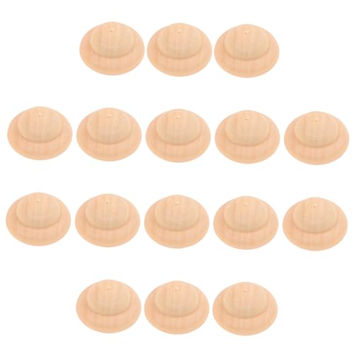 WEKAMOS 40 Stück Unbemalte Holzpuppenhüte DIY Bastelset für Kreative Holzpuppen Unvollendete Hut Adornments für Erwachsene für Bastelprojekte WEKAMOS 40 Stück Unbemalte Holzpuppenhüte DIY Bastelset für Kreative Holzpuppen Unvollendete Hut Adornments für Erwachsene für Bastelprojekte von WEKAMOS