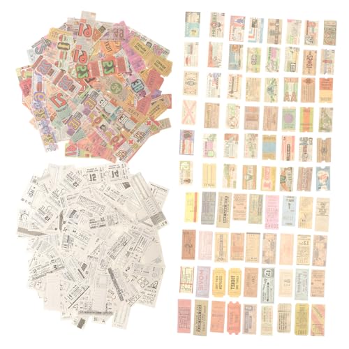 WEKAMOS 400 Stück Vintage DIY Bastelpapier mit Vielfältigen Mustern Hochwertigem Papier für Scrapbook Notizbuch Kalender und Kreative Bastelprojekte für Erwachsene von WEKAMOS