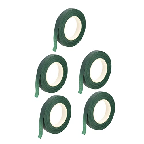 WEKAMOS 5 Rollen Floristenband Selbstklebend Grün Kreppband für Blumensträuße DIY Blumendekoration Einfach zu Verwenden für Floristikprojekte Teiliges WEKAMOS 5 Rollen Floristenband Selbstklebend Grün Kreppband für Blumensträuße DIY Blumendekoration Einfach zu Verwenden für Floristikprojekte Teiliges von WEKAMOS