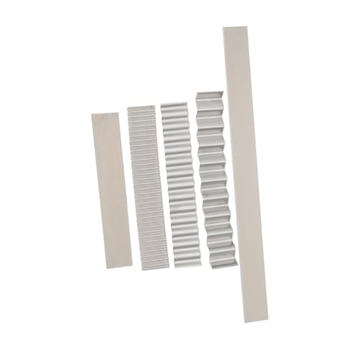 WEKAMOS 5 Stück Teiliges Töpferwerkzeug aus Rostfreiem Vielseitige Clay Sculpting Cutter für DIY Modelliermasse Robustes Polymer Clay Werkzeug für Anfänger und Bastelfans von WEKAMOS