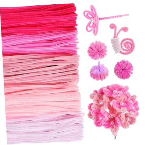 WEKAMOS 500 Stk. Chenille Stäbchen Fluffy Basteldraht für Handmade DIY Blumensteckdraht Weiche Flexible Bastelstäbe für Kreative Bastelarbeiten WEKAMOS 500 Stk. Chenille Stäbchen Fluffy Basteldraht für Handmade DIY Blumensteckdraht Weiche Flexible Bastelstäbe für Kreative Bastelarbeiten von WEKAMOS