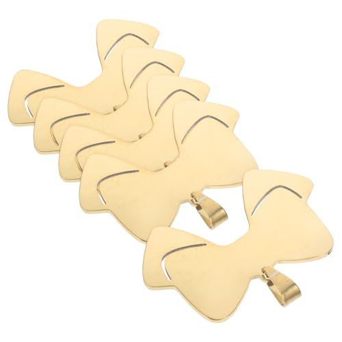 WEKAMOS 5Stücke Hundemarken im Bow Shape Personalisierbare Haustier Id Tags und Langlebig für Katzen Goldfarben für Täglichen Gebrauch WEKAMOS 5Stücke Hundemarken im Bow Shape Personalisierbare Haustier Id Tags und Langlebig für Katzen Goldfarben für Täglichen Gebrauch von WEKAMOS
