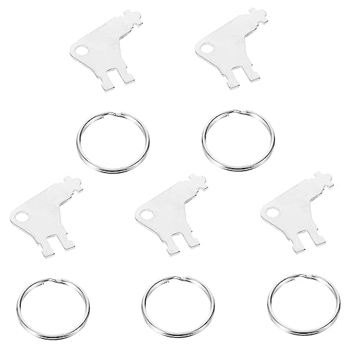 WEKAMOS 5Stücke Teiliges Schlüsselset für Papierhandtuch und Toilettenpapierspender Einsetzbar Robustem zur Schnellen und Einfachen Entsperrung von Spendern von WEKAMOS