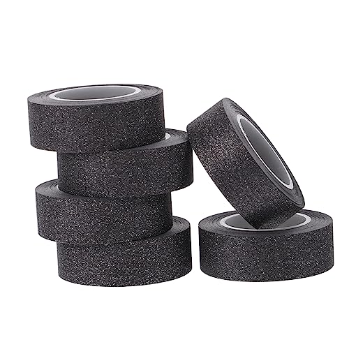 WEKAMOS 6 Rollen DIY Glitzer Tape Schwarzes Dekoband für Scrapbooking Kunsthandwerk und Journaling pro Rolle Washi Tape mit Glitzereffekt für Bastelprojekte WEKAMOS 6 Rollen DIY Glitzer Tape Schwarzes Dekoband für Scrapbooking Kunsthandwerk und Journaling pro Rolle Washi Tape mit Glitzereffekt für Bastelprojekte von WEKAMOS