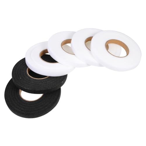 WEKAMOS 6 Rollen Doppelseitiges Saumband zum Aufbügeln Non Woven Interlining Tape Stoffkleber für Nähen Gardinen Kleidung Reparatur Flexibel und Rückstandsfrei WEKAMOS 6 Rollen Doppelseitiges Saumband zum Aufbügeln Non Woven Interlining Tape Stoffkleber für Nähen Gardinen Kleidung Reparatur Flexibel und Rückstandsfrei von WEKAMOS