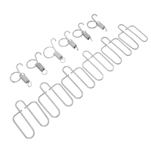 WEKAMOS 6 Sätze Teiliges Kaninchentür Haken aus Edelstahl mit Federspannung Rostfrei Zugring Design für Einfache Bedienung Sicherer Käfigverschluss für Kleintiere Langlebig und Praktisch WEKAMOS 6 Sätze Teiliges Kaninchentür Haken aus Edelstahl mit Federspannung Rostfrei Zugring Design für Einfache Bedienung Sicherer Käfigverschluss für Kleintiere Langlebig und Praktisch von WEKAMOS