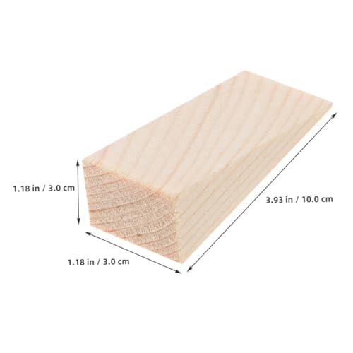 WEKAMOS 6 Stück Teiliges Dreieckiger Türstopper aus Holz Rutschfestes Langlebiges Türkeil für Büro und Zuhause Vielseitig Einsetzbar als Türkeil und Holzkeil Stilvolles Design von WEKAMOS