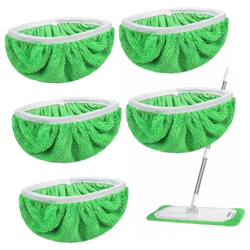 WEKAMOS 6 Stück Teiliges Mikrofaser Mop Bezüge aus Ultrafeiner Faser Waschbar Hochsaugfähig Bodenschonend Wiederverwendbare Wischpads für Nassreinigung Fliesen Vinyl und Parkett WEKAMOS 6 Stück Teiliges Mikrofaser Mop Bezüge aus Ultrafeiner Faser Waschbar Hochsaugfähig Bodenschonend Wiederverwendbare Wischpads für Nassreinigung Fliesen Vinyl und Parkett von WEKAMOS