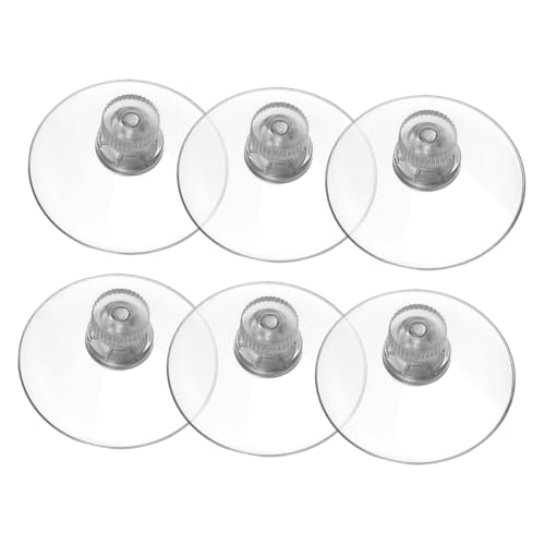 WEKAMOS 6 Stück Teiliges Transparente PVC Saugnäpfe mit Metall Gewindemutter Wasserdichte Saugnapfhalterungen für Wand und Fenster Langlebig Tragfähig zum Aufhängen von Handtüchern WEKAMOS 6 Stück Teiliges Transparente PVC Saugnäpfe mit Metall Gewindemutter Wasserdichte Saugnapfhalterungen für Wand und Fenster Langlebig Tragfähig zum Aufhängen von Handtüchern von WEKAMOS