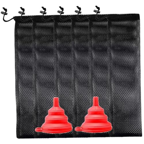WEKAMOS 6 Stück Teiliges Vogelfutternetz zum Aufhängen Langlebiger Nylon Pp Material Futterbeutel Tragbar und Kompakt Praktisches Vogelfutterlager für Wildvögel und Vogelhalter WEKAMOS 6 Stück Teiliges Vogelfutternetz zum Aufhängen Langlebiger Nylon Pp Material Futterbeutel Tragbar und Kompakt Praktisches Vogelfutterlager für Wildvögel und Vogelhalter von WEKAMOS
