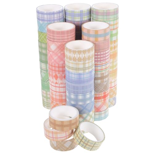 WEKAMOS 60 Rollen Buntes Selbstklebendes Washi Tape Set Dekoratives Japanisches Papierband für DIY Basteln Scrapbooking Planer und Journaling Leicht Ablösbar ohne Rückstände WEKAMOS 60 Rollen Buntes Selbstklebendes Washi Tape Set Dekoratives Japanisches Papierband für DIY Basteln Scrapbooking Planer und Journaling Leicht Ablösbar ohne Rückstände von WEKAMOS