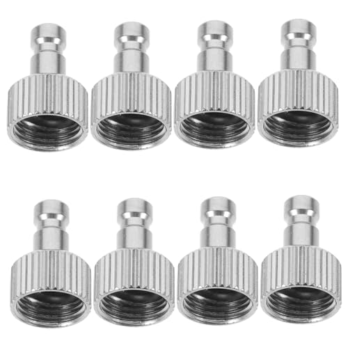 WEKAMOS 8 Stück DIY Release Metall Craft Gewinde Buchse Adapter Kupplung Zubehör Malerei Handwerk Fitting Ersatz Kunst Schnell Und Legierung Connector Airbrush Schlauch Projekte Für von WEKAMOS