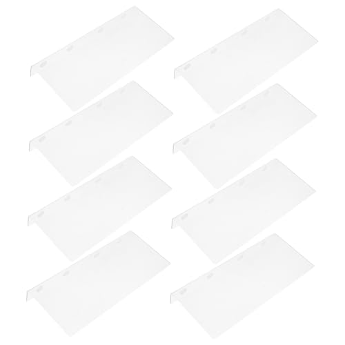 WEKAMOS 8 Stück Teiliges Transparente Regaltrenner für Verstellbare Organizer für Kleidung Handtücher Schuhe und Küchenbedarf WEKAMOS 8 Stück Teiliges Transparente Regaltrenner für Verstellbare Organizer für Kleidung Handtücher Schuhe und Küchenbedarf von WEKAMOS