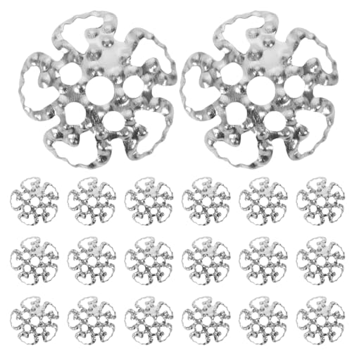 WEKAMOS 800 Stück Metall Blüten Perlenkappen mit Schneeflocken-design Langlebige Spacer Caps für DIY Schmuckherstellung Geeignet für Armbänder Ohrringe und Bastelprojekte WEKAMOS 800 Stück Metall Blüten Perlenkappen mit Schneeflocken-design Langlebige Spacer Caps für DIY Schmuckherstellung Geeignet für Armbänder Ohrringe und Bastelprojekte von WEKAMOS