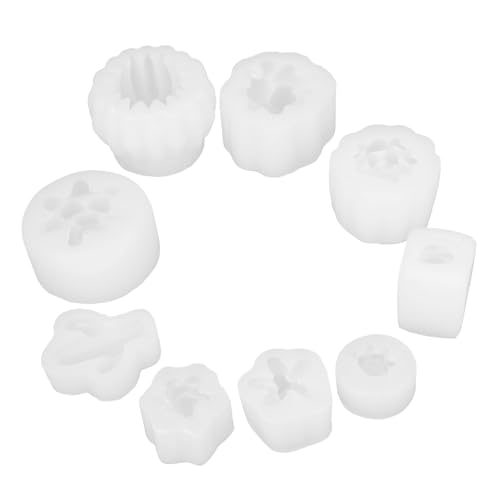 WEKAMOS 9 Stück Silikonform Kaktus Sukkulente DIY Kerzenform Flexibel Langlebig für Handgemachte Duftkerzen Seifen Gießformen für Kerzenherstellung und Bastelbedarf von WEKAMOS