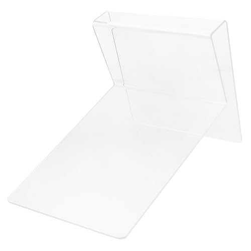 WEKAMOS Acryl Bücherregal Transparent Moderner Buchständer für Schreibtisch und Laden Einfache Platz für Bücher Bibliotheken und Geschäften Förmiger Design Buchhalter aus Robustem WEKAMOS Acryl Bücherregal Transparent Moderner Buchständer für Schreibtisch und Laden Einfache Platz für Bücher Bibliotheken und Geschäften Förmiger Design Buchhalter aus Robustem von WEKAMOS