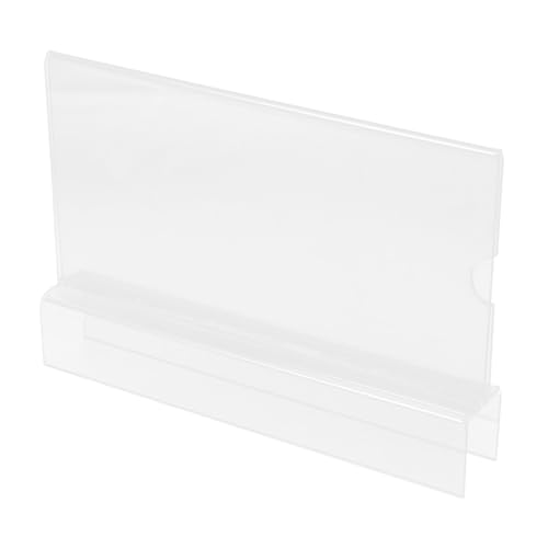 WEKAMOS Acryl Namensschildhalter mit Kartenschlitz Klarer Arbeitsplatz Kartenaufsteller Stabiler Büro Aufsteller für Visitenkarten Einfache Moderner Schreibtisch Organizer WEKAMOS Acryl Namensschildhalter mit Kartenschlitz Klarer Arbeitsplatz Kartenaufsteller Stabiler Büro Aufsteller für Visitenkarten Einfache Moderner Schreibtisch Organizer von WEKAMOS