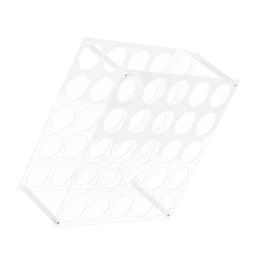 WEKAMOS Acryl Vinyl Roll Organizer Aufbewahrungsständer für Geschenkpapierrollen und Bastelmaterialien Langlebiges Vinyl Lagerregal für Bastelzimmer und Heimorganisation Transparenter von WEKAMOS