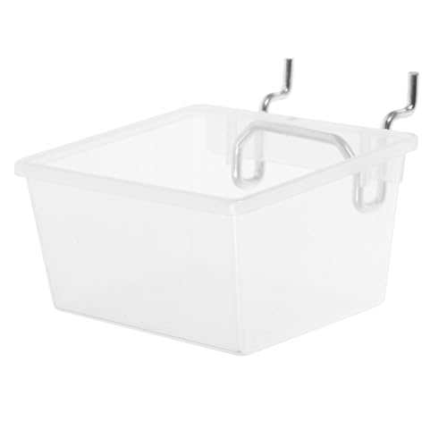 WEKAMOS Antistatische Transparente Pegboard Aufbewahrungsbox aus Robustem PP mit Praktischem Haken Vielseitig für Werkstatt Garage und Hardware zubehör zur Ordentlichen Teileorganisation von WEKAMOS