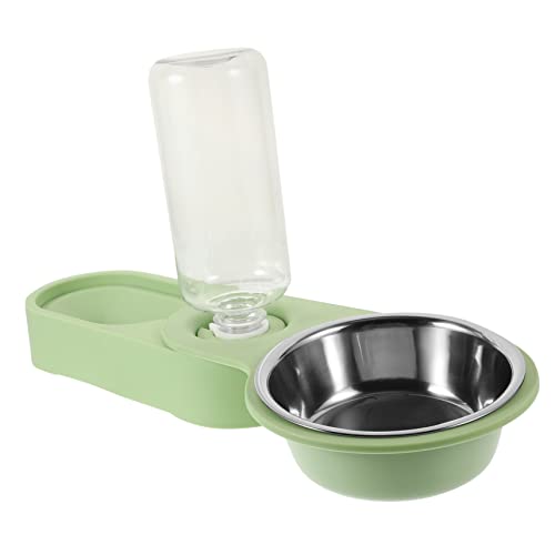 WEKAMOS Automatischer Futter und Wassernapf Set für Katzen rutschfest Leicht zu Reinigen für Kleine Tiere mit Automatischem Wasserspender und Futterauffüllung von WEKAMOS