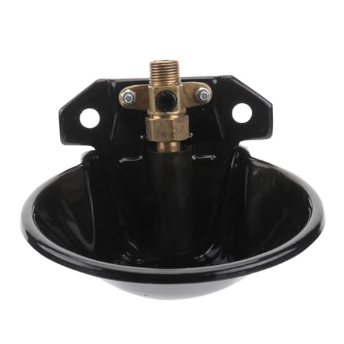 WEKAMOS Automatischer Wassernapf für Schafe aus Langlebigem Eisen mit Kupferventil Stabiler Wasserstand Schwarzer Tränkeauslauf Geeignet für Viehhaltung und Bauernhöfe WEKAMOS Automatischer Wassernapf für Schafe aus Langlebigem Eisen mit Kupferventil Stabiler Wasserstand Schwarzer Tränkeauslauf Geeignet für Viehhaltung und Bauernhöfe von WEKAMOS