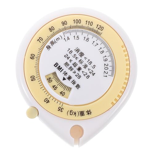 WEKAMOS Automatisches Teleskop maßband Weich und Flexibel für Körpermaße Präzises Taillenmessband zur Gesundheitskontrolle Tragbares Bmi messgerät für Fitness und Selbstmessung von WEKAMOS