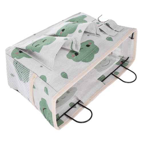 WEKAMOS Bedside Hanging Organizer Tasche aus Stoff Multifunktionale Aufbewahrung für Nachttisch Bettablage für Bücher Handy Kleinkram Platzsparend für Schlafzimmer und Wohnräume Grün WEKAMOS Bedside Hanging Organizer Tasche aus Stoff Multifunktionale Aufbewahrung für Nachttisch Bettablage für Bücher Handy Kleinkram Platzsparend für Schlafzimmer und Wohnräume Grün von WEKAMOS