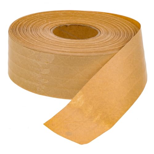 WEKAMOS Braunes Packband aus Kraftpapier Selbstklebend Stark Haftend Hitzebeständig Beschreibbar Umweltfreundlich Vielseitig für Kartonversand Geschenkverpackung und Dekoration WEKAMOS Braunes Packband aus Kraftpapier Selbstklebend Stark Haftend Hitzebeständig Beschreibbar Umweltfreundlich Vielseitig für Kartonversand Geschenkverpackung und Dekoration von WEKAMOS