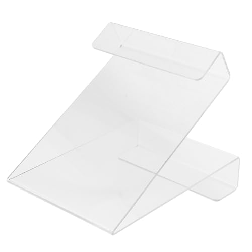 WEKAMOS Buchständer für Schreibtisch Doppelseitiger Buchhalter und Klarer Präsentationsständer für Bücher für Büro und Zuhause Stabil und Langlebig von WEKAMOS