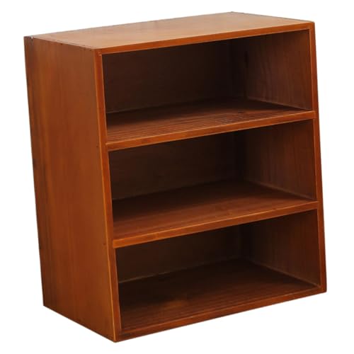 WEKAMOS Bücherregal aus Holz Multifunktionaler Schreibtisch Organizer Lagiger Aufbewahrungshalter für Teetassen und Kosmetik für Büro und Zuhause Langlebig und Praktisch WEKAMOS Bücherregal aus Holz Multifunktionaler Schreibtisch Organizer Lagiger Aufbewahrungshalter für Teetassen und Kosmetik für Büro und Zuhause Langlebig und Praktisch von WEKAMOS