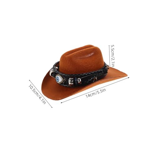 WEKAMOS Cowboyhut Für Hunde Western-Charme Hut Haustier Accessoire Robustes Material Für Kostümpartys Und Spaziergänge WEKAMOS Cowboyhut Für Hunde Western-Charme Hut Haustier Accessoire Robustes Material Für Kostümpartys Und Spaziergänge von WEKAMOS