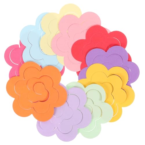 WEKAMOS DIY Origami Papierstreifen Teilig Bunte Papierstreifen für Blumenpapier Basteln Robustes Faltpapier für Kreative Handwerksprojekte und Dekorationen für Erwachsene von WEKAMOS