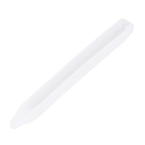 WEKAMOS DIY Silikon Kugelschreiber Form Kreative Epoxidharz Stiftform Wiederverwendbare Flexible Silikonform für Handgemachte Kugelschreiber Geeignet für Heim und Profi Bastler Weiß von WEKAMOS