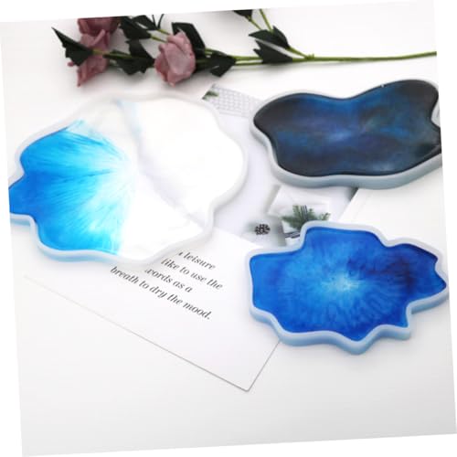 WEKAMOS DIY Silikonform für Kristall Epoxidharz mit Unregelmäßigem Spitzenmuster Langlebig Flexibel und Leicht Entfernbar Geeignet für Tischdekoration und Untersetzer Sicher und von WEKAMOS